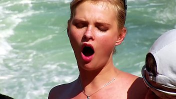 Preview 1 of Pov Humiliation Therapy - Anal on the Rocks! Busty Blonde Tourist Ass Fucked by the Locals. Interracial Outdoor Threesome with Double Penetration