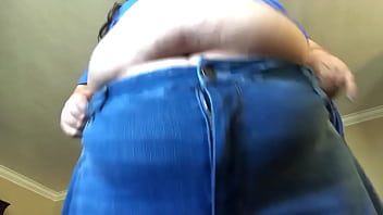 Preview 1 of Www Com Six Movie Mp3 - Ssbbw tries jeans after 23 lb weight gain