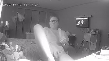 Preview 2 of Sofya Leoine - Slutty Teen Skips Homework to Masturbate to Porn Hidden Cam