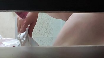 Preview 1 of Lost Bet Femdom Army - gravou a irma tomando banho com marquinha depois de perceber que ela estava b. muito gostosa e tesuda video real