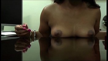 Preview 1 of Monoglove Bondage - Ebony MILF gets blackmail by her white boss at work
