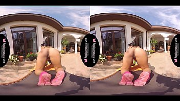 Preview 3 of Young Francesa Le - Solo fuck doll,  Jenifer Mendez is moaning loudly,  in VR