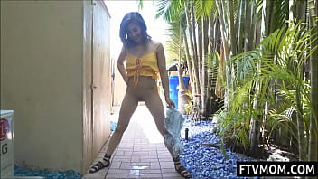 Preview 4 of Mom Milking Milking Son Cock - fit milf pissing