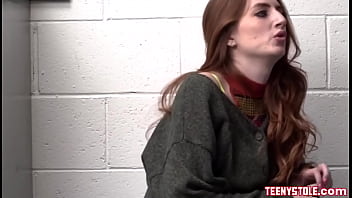 Preview 1 of Melinda R And Rocco - Redhead big ass Shoplifter Aria Carson banged by officer