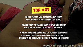 Preview 3 of Tube Teen Lesbos - Top 3 V&iacute_deos de sexo Em Fam&iacute_lia  ( Sexo com a Tia,  Meia-irm&atilde_ e Prima )