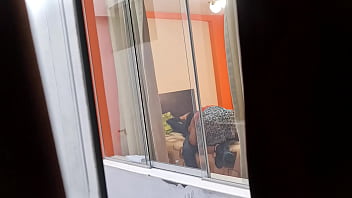 Preview 2 of 16 Yers Hd - vecina mexicana enfermera Miranda follando con su amante sin cerrar la ventana
