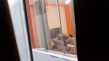 Preview 4 of 16 Yers Hd - vecina mexicana enfermera Miranda follando con su amante sin cerrar la ventana