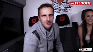 Preview 2 of Mom Jiss Com - BUMS BUS - #Holly Banks - Slutty German Teen Rides A Big Cock On The Van Fuck