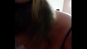Preview 3 of Amateur Girlfriend Riding - Black nightie
