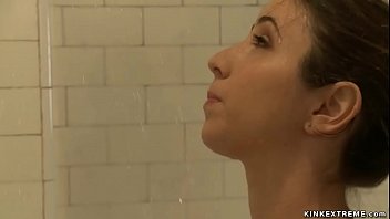 Preview 1 of Yohb - Busty inmate spanks bound brunette