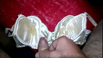 Preview 4 of Xxx 25g - cum small cup satin bra