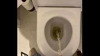 Preview 2 of Diner Time Sex - Uncut cock peeing