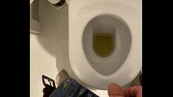 Preview 1 of Diner Time Sex - Uncut cock peeing