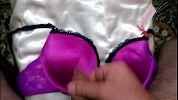 Preview 2 of Hagt Scool - cum small cup satin bra
