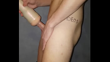 Preview 2 of Fuck You Aunty - Filip tries new fleshlight and cums hard