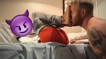 Preview 4 of Natural Tits Massage Rita - Fart slave worships and eats master Max&rsquo_s farts and ass