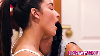 Preview 1 of Men Using Very Youthful Baby - Stunning babe Emily Willis pussy eaten by gorgeous lesbian