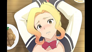 Preview 1 of Lay Body On Table - Konosuba&#039_s Luna boobjob and cum facial