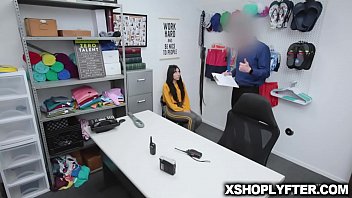 Preview 1 of Grand Father Sax In Jizz - Thief on her knees and sucking big cock