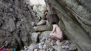 Preview 1 of Fat Guy Fucks Girl - Cave woman comes for sex and gets all of her holes filled