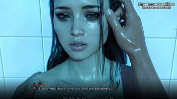 Preview 2 of Dog And Gilr Xxx - Depraved Awakening | Beautiful teen girlfriend with big boobs romantic anal sex in shower with boyfriend&#039_s big dick | My sexiest gameplay moments | Part #11