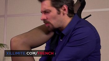 Preview 2 of Facesit Bw - French mature anal fucked in the office