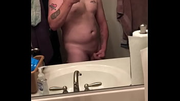 Preview 1 of Knocking Door And Fuck Forced - Beating my dick for a minute