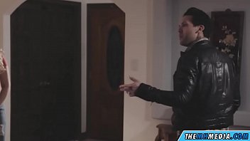 Preview 1 of Schoolgirls Watch Flash Dick - the new girlfriend of my step dad