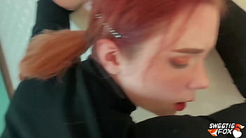 Preview 3 of Jay Jam - Man Facefuck,  Rough Pussy Fuck of Obedient Redhead and Cum on Tits