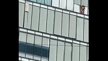 Preview 2 of One Girl Five Black Men - Pareja en edificio de Morelia