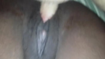 Preview 1 of Shot Feet - White Fat Guy fucks Tight Young thick Black Pussy ex girlfriend