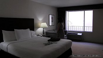 Preview 1 of Caught With Medicine - A weekend getaway turns into a night of hot sex and cum swallowing after Fallon West rides Justin Sane until he explodes down her throat