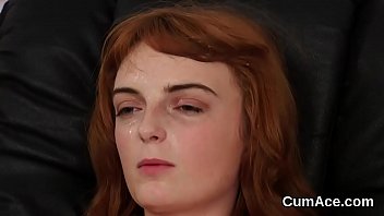 Preview 2 of Horney Lilly Xxx Video - Sexy looker gets cumshot on her face swallowing all the love juice
