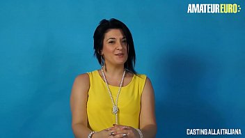 Preview 2 of Sarah Snow Anal - CASTING ALLA ITALIANA - #Paola Diamanti - Big Ass Romanian MILF Takes A Huge Cock In Her Butt On Casting Couch