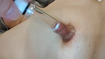 Preview 4 of Indian Bollywood Xxx Fuck - 愛妻Yukieの乳首を吸引してみる。２