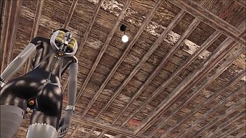 Preview 1 of Sex 2 Cowok - Fallout 4 Lesbian Latex Hard Fuck