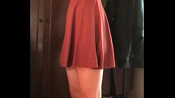 Preview 1 of Diaper Fetish Girl - spinning in a dress
