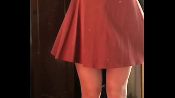 Preview 4 of Diaper Fetish Girl - spinning in a dress