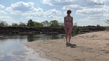 Preview 2 of Xnxx Pro Gand Girl - Natasha posing #13 Near a river
