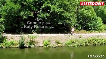Preview 1 of Kendra Lust Jordi Al Nino - LETSDOEIT - #Katy Rose #Lucy Li - Czech Lesbian Couple Makes Love Right In The Woods
