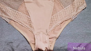 Preview 3 of Spanish Beauty Sex - Me corr&iacute_ sobre los panties de encaje usados de mi amiga enfermera