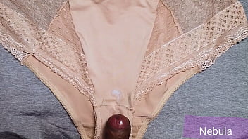 Preview 4 of Spanish Beauty Sex - Me corr&iacute_ sobre los panties de encaje usados de mi amiga enfermera