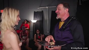 Preview 2 of Porn Eugene Elevator Rape - Blonde and ebony made anal bdsm fuck