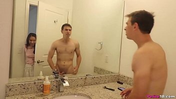 Preview 1 of Video Bokep Bondage - Pocket Sized Asian Got Impaled By his Monster Cock