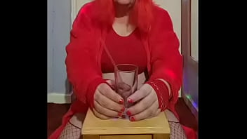 Preview 1 of Teen Sex Free Rubgal - merry christmas everyone lets celebrate with two glasses of pee