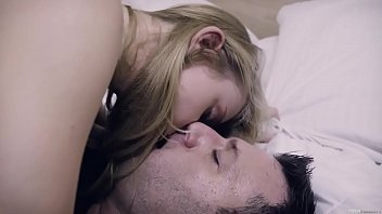 Preview 3 of Resist Pain - Cute Petite Blonde Teen Hannah gives slow blowjob.