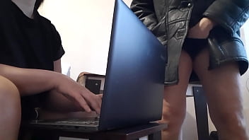 Preview 3 of Poren Xxbf Moves - I masturbate riskily near my colleague in the office
