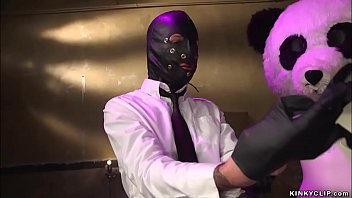 Preview 3 of Ogasm In Ublic Bus - Blonde MILF femdom fucked by gimp