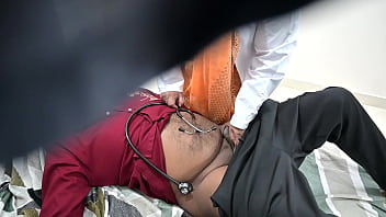 Preview 4 of College Girl Bf Video Desi - DOCTOR helping patient to cum while doing checkup