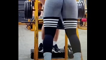 Preview 3 of Desk Chut - Big fat ass at the gym got me hot and wet ones again